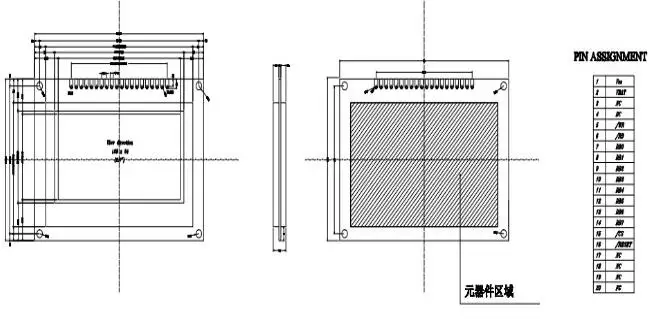 2,7 дюймов 20 P желтый/белый/зеленый oled-модуль SSD1325 Привод IC SPI/8Bit параллельный интерфейс 128*64