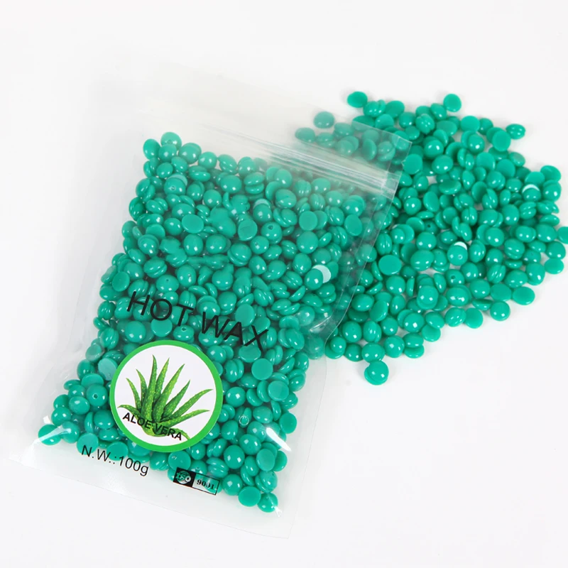 

100g\bag Wax Beans Depilatory Wax Pellet Brazilian Film Hard For Men Women Hair Removal No Strip Hard Wax Beads Paperless TSLM2