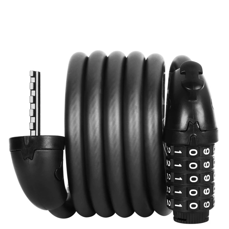 

Bicycle Lock Code Key Locks Bike Cycling Password Combination Security Steel Wire Locks Bicycle Accessories Multicolor 1.2-1.8m