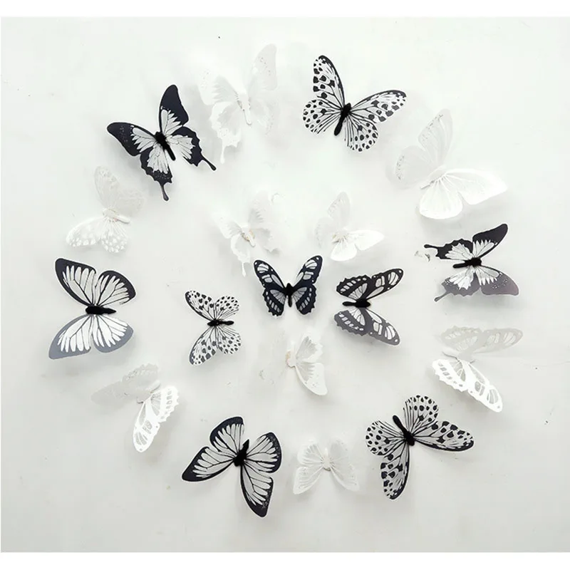 

Explosive Butterfly For Decor Wall Sticker Creative Mirror Home Decor Stylish And Beautiful 3D Simulation Room Decoration