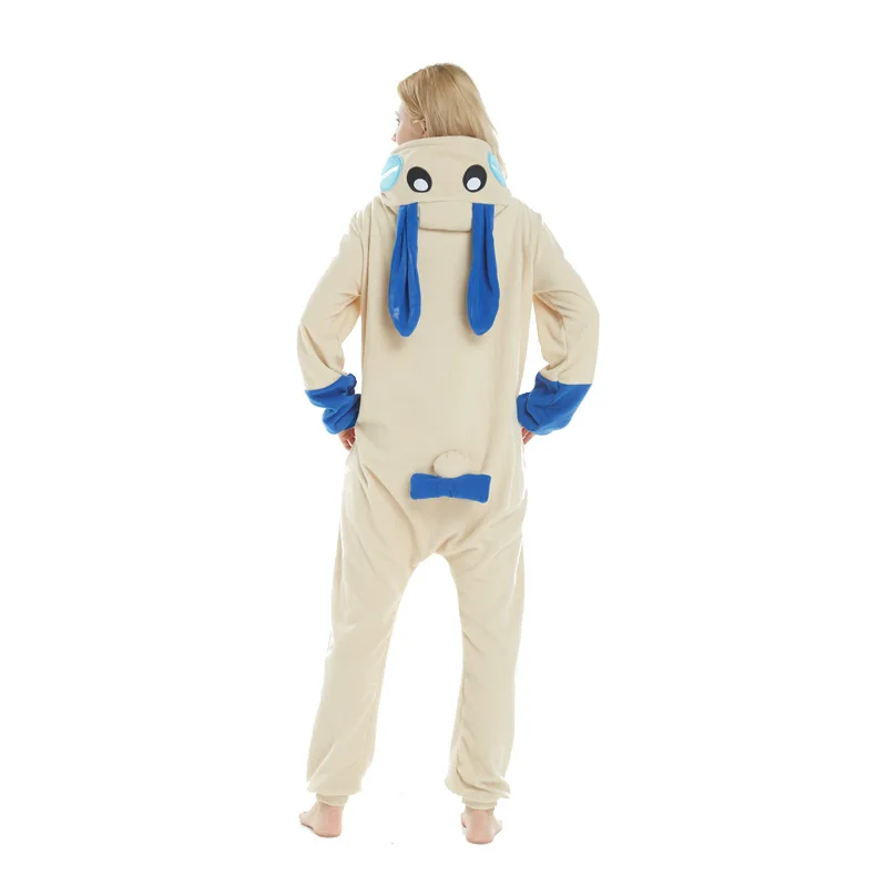 Cosplay&Ware [0]Minun Cosplay Costume Adult Kigurumi Animal Onesie Flannel Warm Sleepwear Party Fancy -Cosplay&Ware anime Shop
