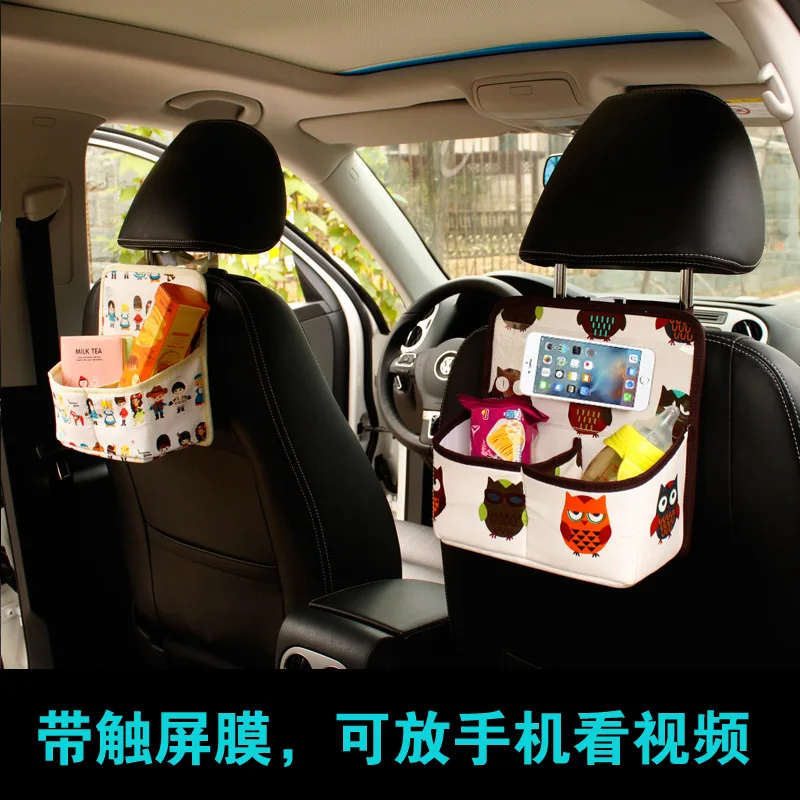 

2018 New Arrival Valiz Suitcase Koffer Cartoon Chair Back Bag Car Organizer Traveling Seat Stent Receive Box Children Wholesale