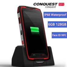 Прочный водонепроницаемый ударопрочный смартфон Conquest S11 MT6757V 6 ГБ 128 Гб 5 дюймов 7000 мАч Магнитная Зарядка Android 7,0 NFC мобильный телефон