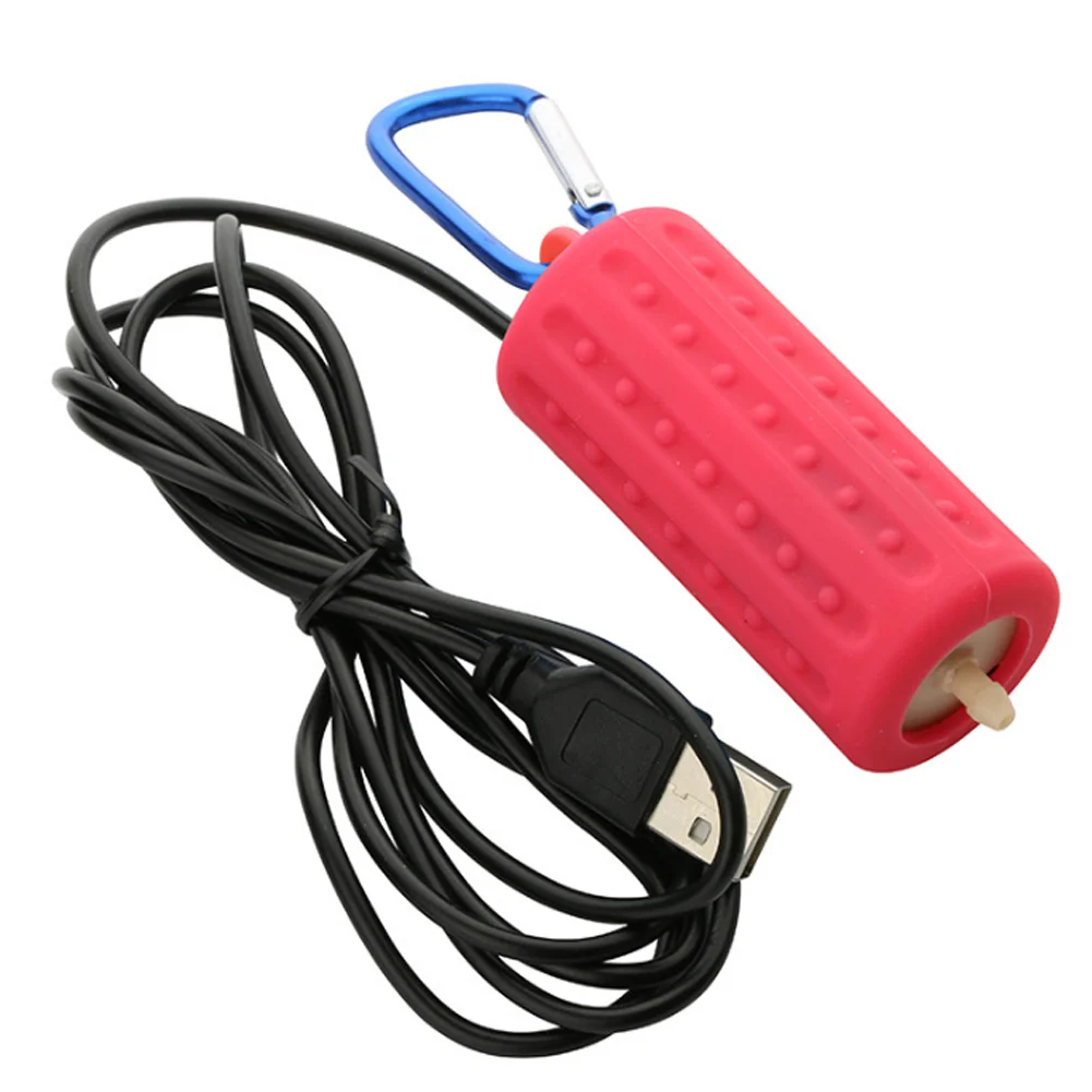 Red Горячий кислородный насос для аквариума Mute Mini Портативный USB энергосберегающий воздушный насос для аквариума FQ-ing - Цвет: Red