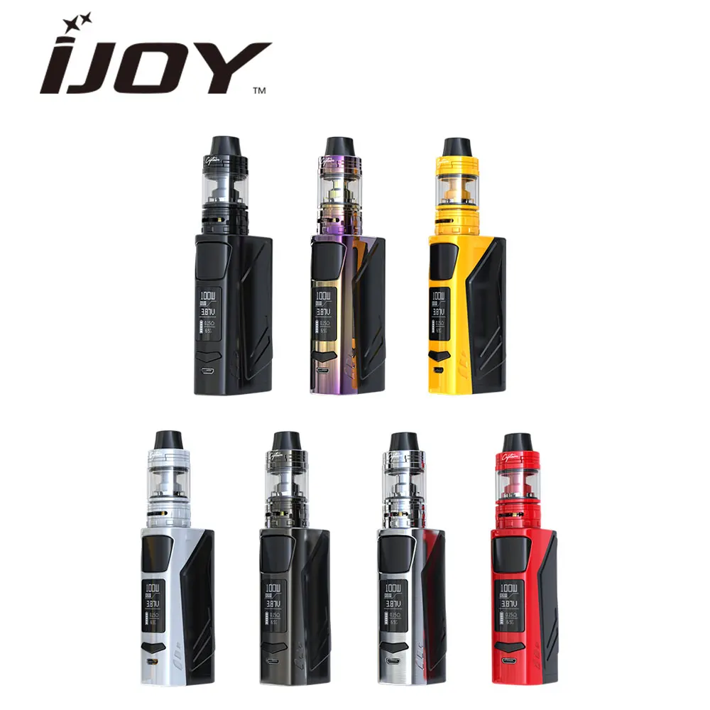 

Clearance 3750mah IJOY ELITE PS2170 100W TC Kit with 3.2ml/2ml Captain Mini Subohm Tank & CA-M2 Coil 0.3ohm Electronic Cigarette