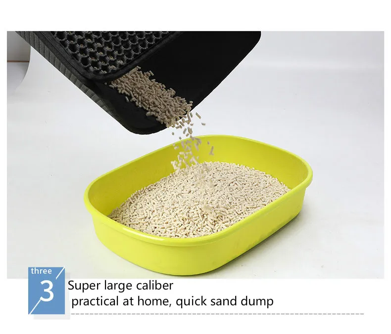 Изделия для домашних кошек пластина для заточки EVA двойной лоток для песка чистящий диск двухэтажный дышащий комфорт быстро перевернутый песок легко чистить