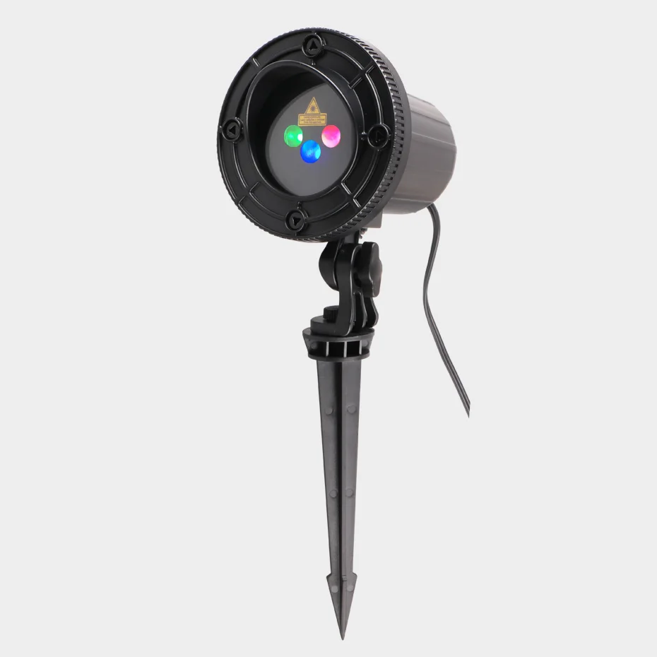 Alienígena RGB se estática Puntos Estrella de Navidad luz láser proyector al aire libre Jardín de árbol de Navidad decoración efecto mostrar luces - 2