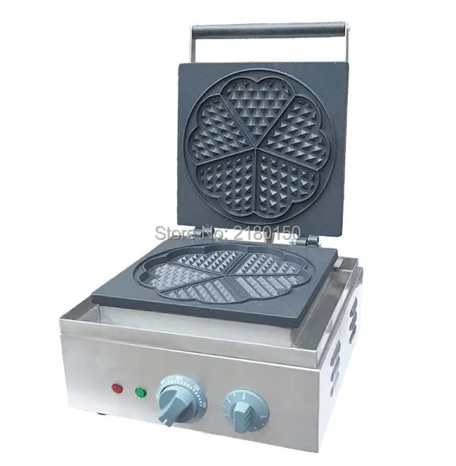 

Electric Heart Shape Mould Waffle Maker Mini Plaid Cake Making Machine Furnace Heating Machine FY-215