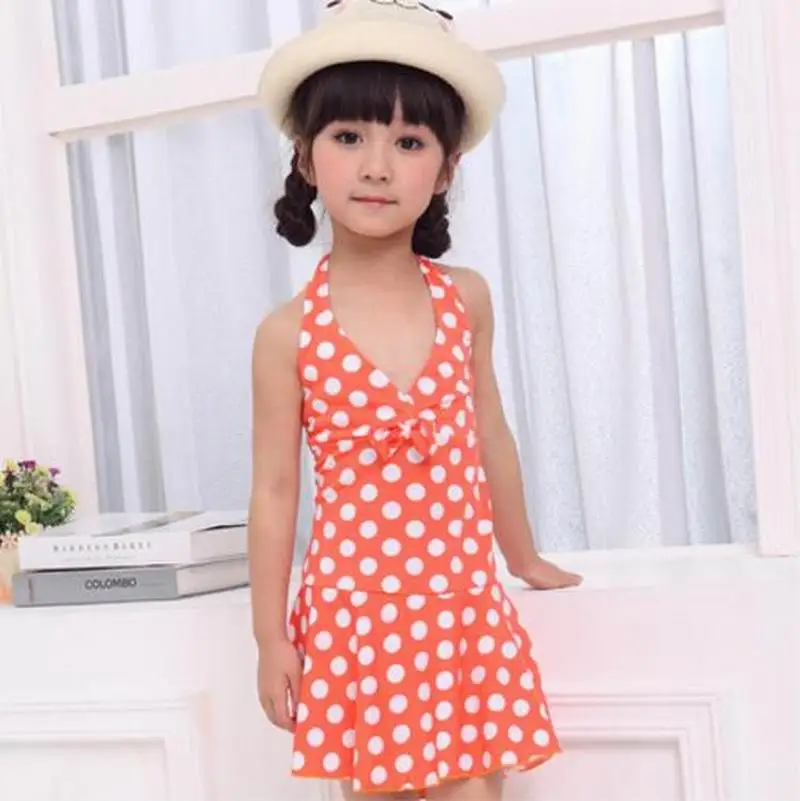 

New Baby Girls One Piece Swimwear Children's Swimwear Girls Bathing Suits
