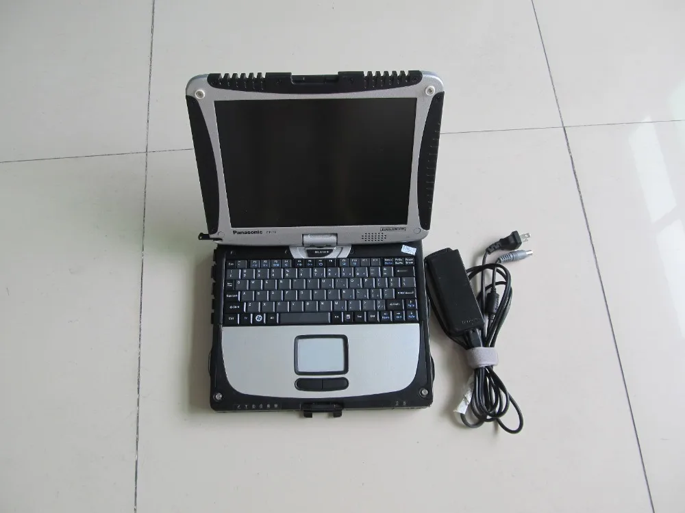  car diagnostic computer toughbook cf19 laptop touch screen with hdd for mb star c3 c4 c5 for bmw ic