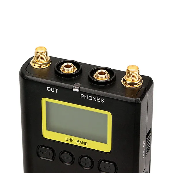 Mailada Профессиональный UHF Беспроводной петличный микрофон с отворотами система бодипак передатчик отворотом микрофонный приемник для DSLR смартфона