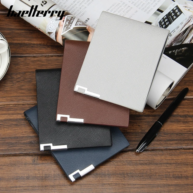 

Baellerry Business Exposure Solid hasp design men's wallets with coin pocket High quality Exposure PU Polyester purse wallet