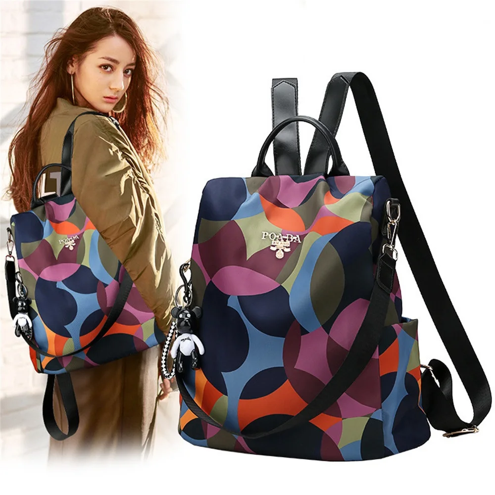 

Oxford Travel Backpack Anti Theft Bag School Bags For Teenage Girls Summer Beach Backpack Korean Woman Style High Quality