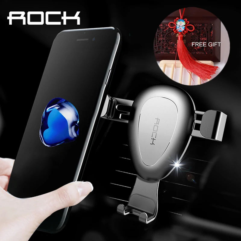 imágenes para ROCA Gravedad Soporte para Coche Para el iphone 7 6 5 Plus Samsung toma De Salida de Aire Del Soporte Universal Para 4-6 Pulgadas Libre regalo imágenes para ROCA Gravedad Soporte para Coche Para el iphone 7 6 5 Plus Samsung toma De Salida de Aire Del Soporte Universal Para 4-6 Pulgadas Libre regalo