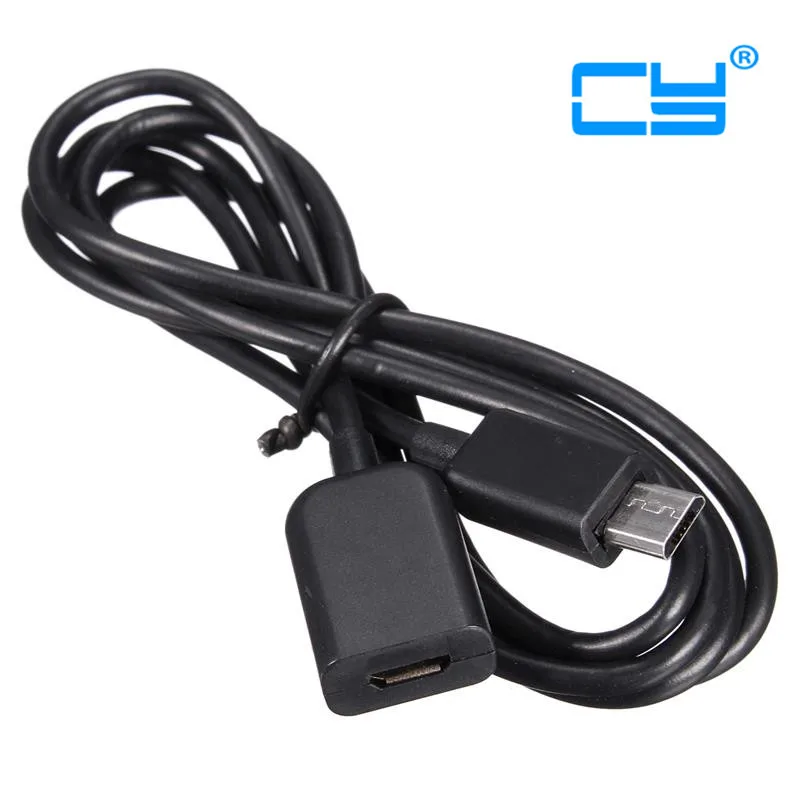 Высокое качество 1 м Micro USB 2 0 B 5pin штекер к женскому m/F УДЛИНИТЕЛЬ для зарядки и