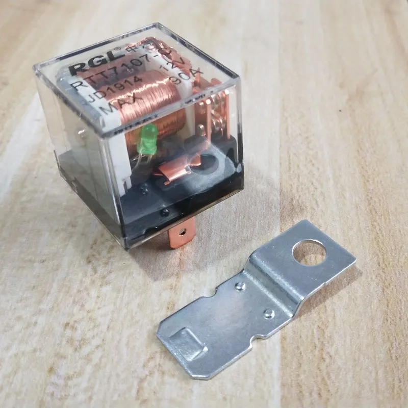 Transparent Case With Led Car Auto Relay 90a 5 Pins