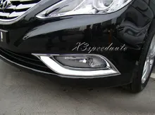 High Quality ABS Plastic Front Fog Light Cover Trim For Hyundia Sonata i45 YF 2011 2012 2013