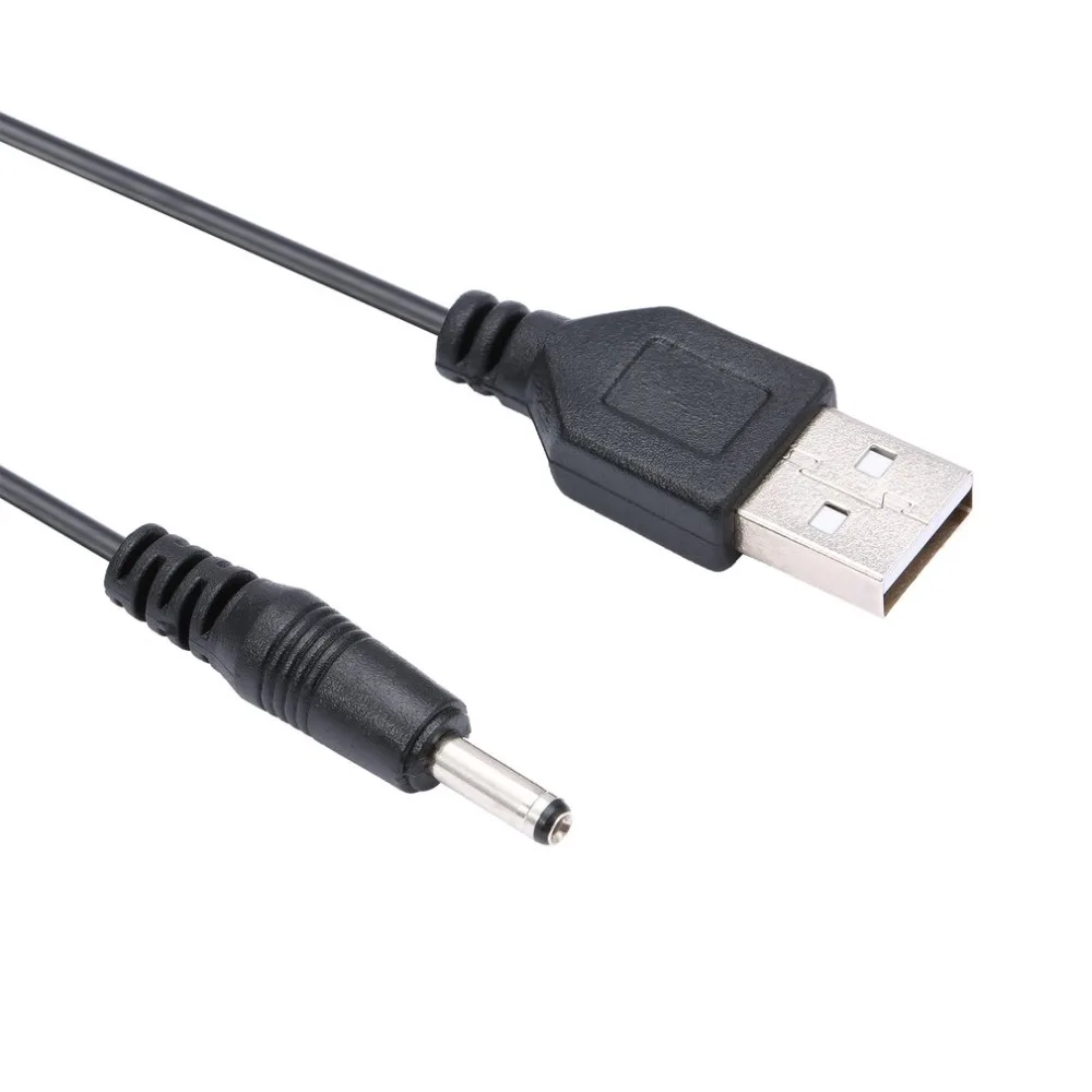 80 см USB 2 0 Тип Мужской 3 5 мм DC разъем питания баррель в кабель черный оптовая