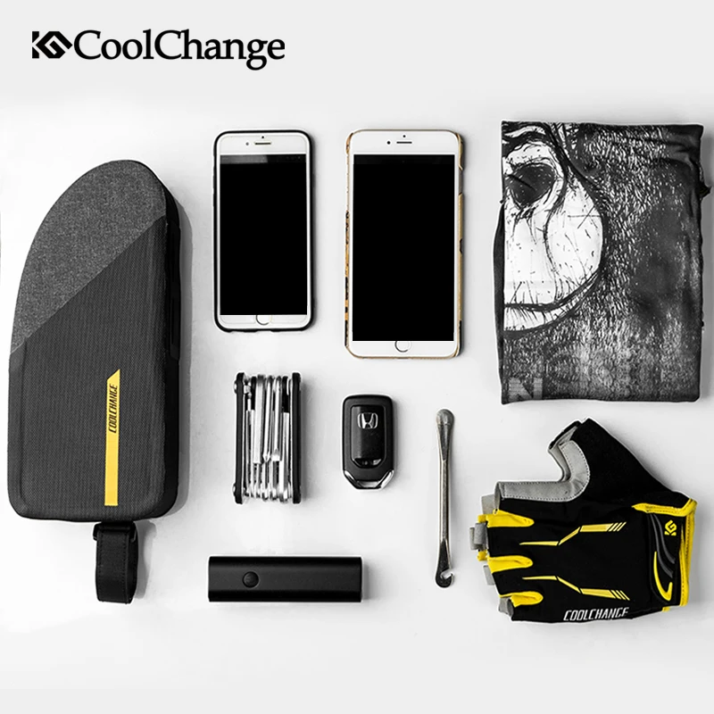 CoolChange велосипедная сумка Светоотражающая MTB Передняя труба водоотталкивающая