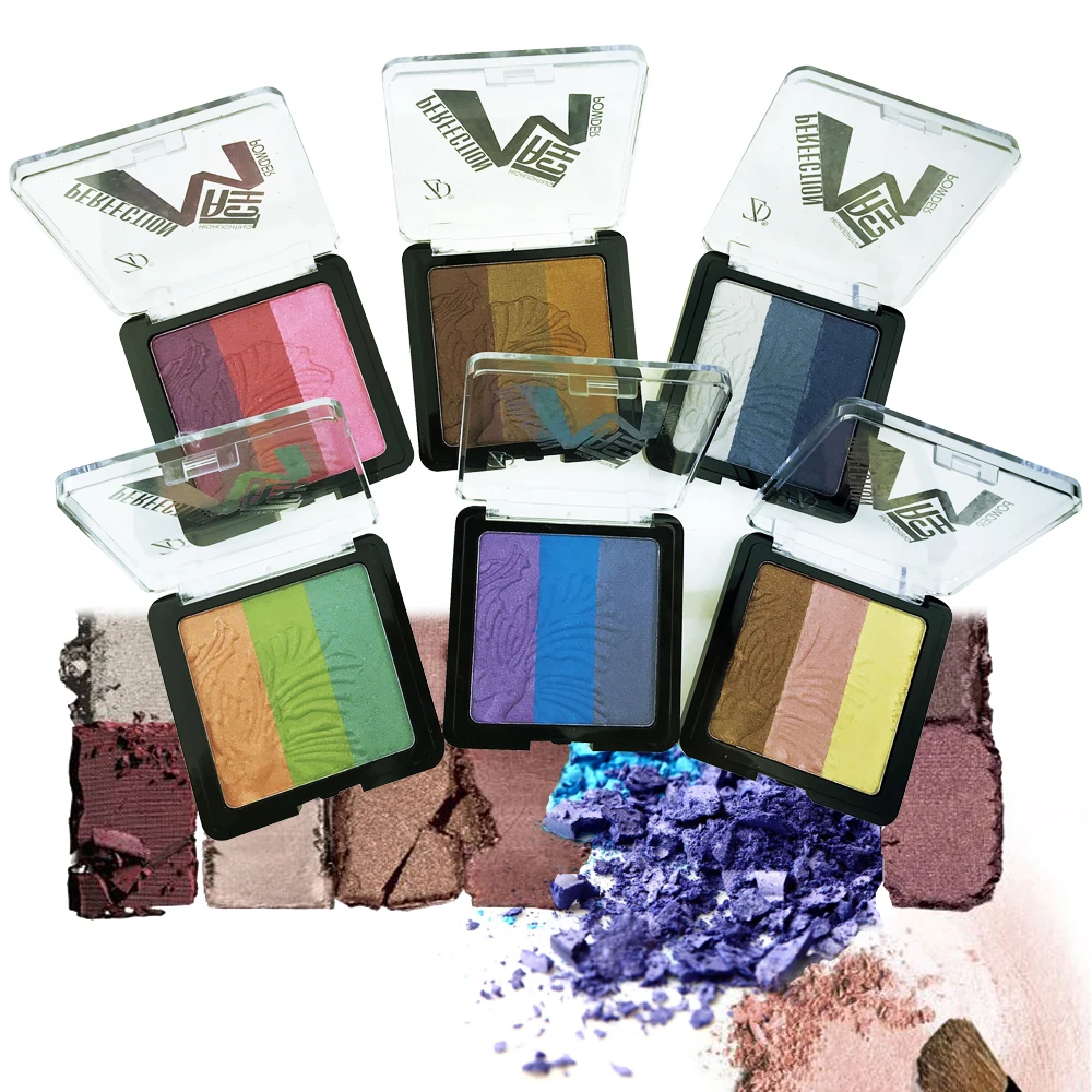 

ZD Brand Professinal Face Makeup 2Pcs Bronzer Highlighter Palette Pressed Contouring Powder Glow Contour Palettes Random F2171