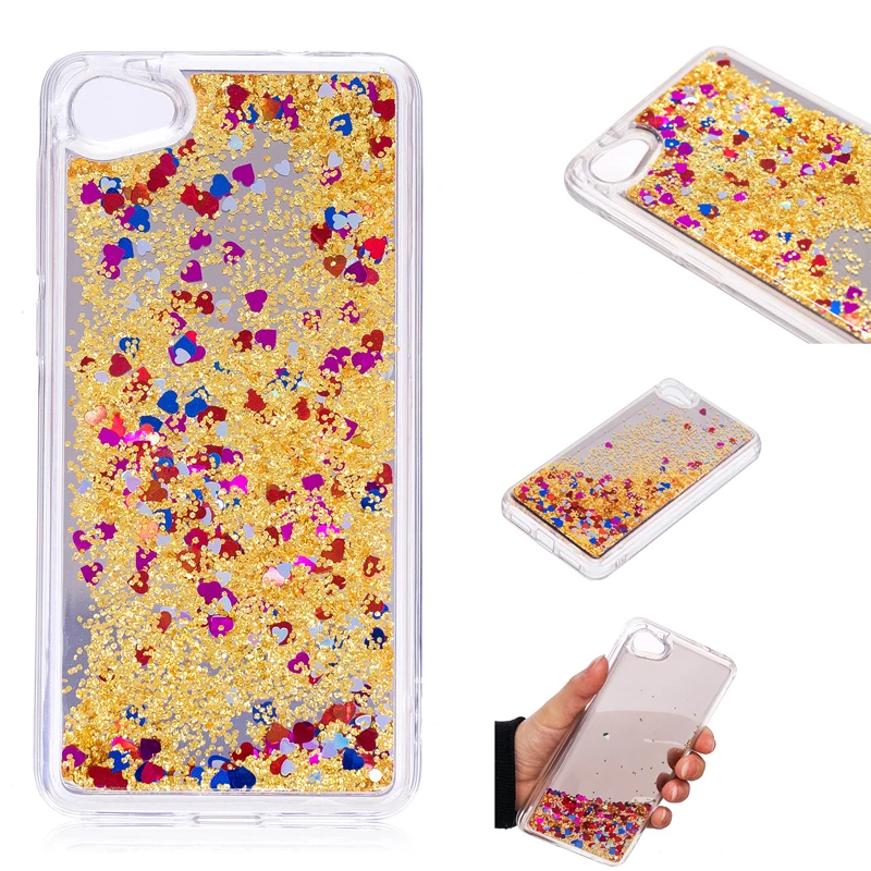 

Mirror 2 in 1 TPU+PC Plating Glitter Quicksand Phone Silicone Case Cover Shell Coque Fundas for Alcatel A5 LED 5085 5085D 5085Y
