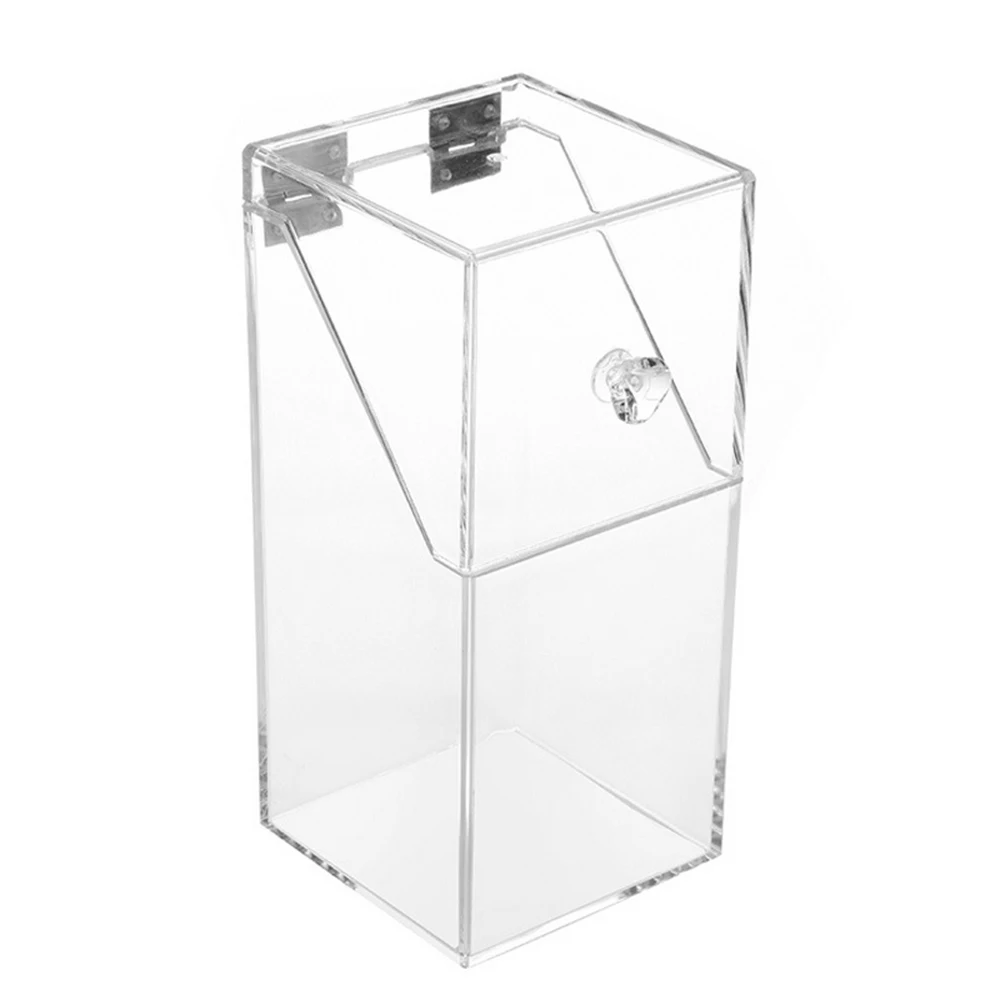 

Multi-Use Clear Storage Box Holder Transparent Storage Makeup Brush Container Pearl Acrylic Cosmetic Organizer