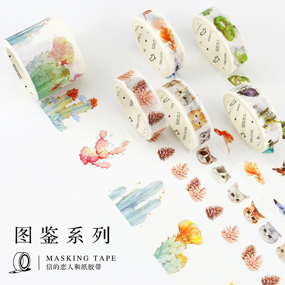 11 Style Cute Food Plants Animals Clothes Photo Ablum Decorative Washi