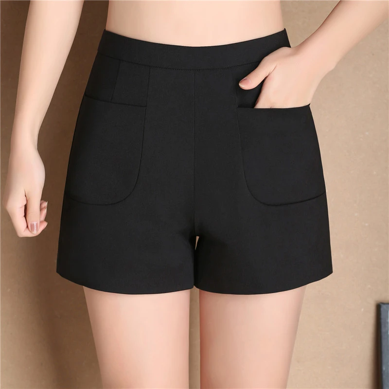 2017 Nueva Moda de Verano Nuevas Mujeres Pantalones Cortos Cintura Alta Shorts Traje Casual Blanco Mujeres Pantalones Cortos de Las Señoras|shorts high|ladies fashion shortsladies shorts -