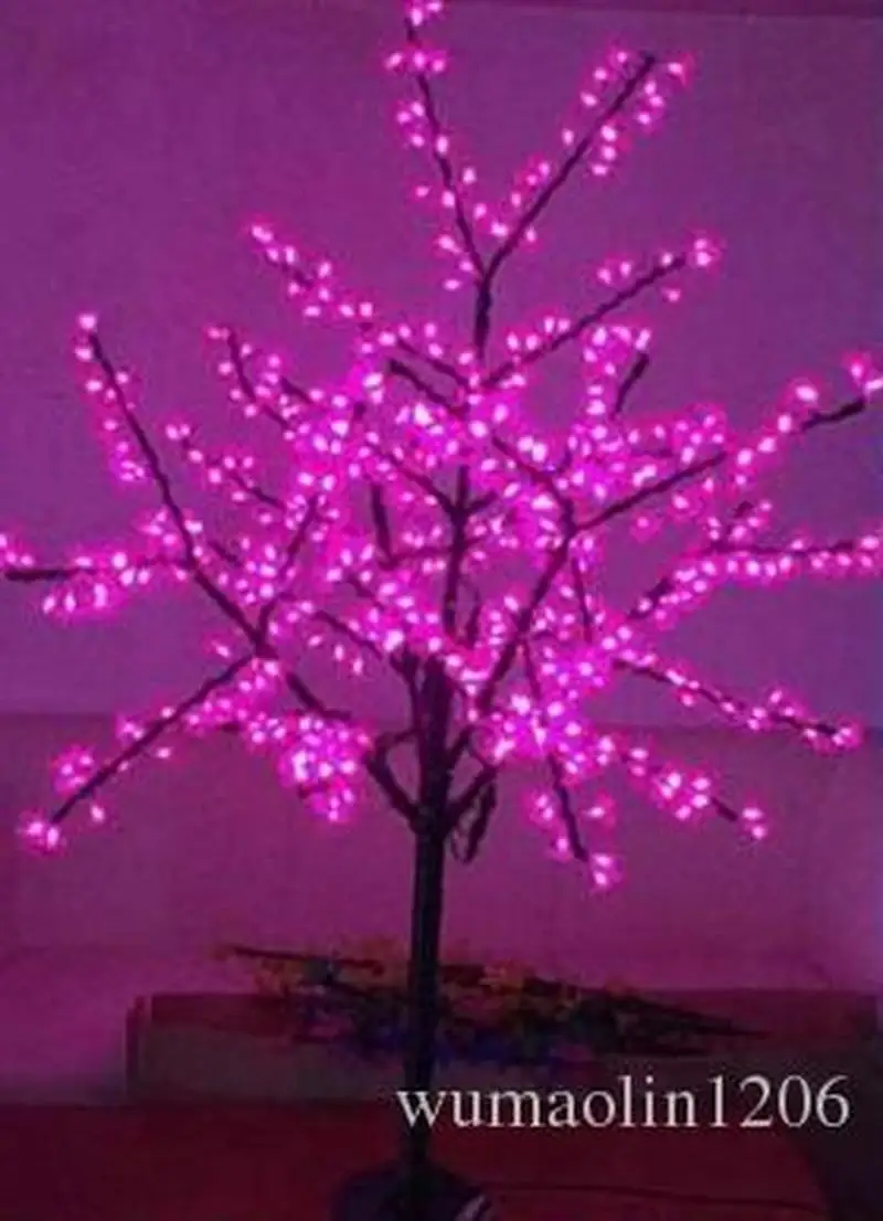 

Free ship 5ft 1.5M height LED Cherry Blossom Tree Outdoor Wedding Garden Holiday Christmas Light Decor LEDs