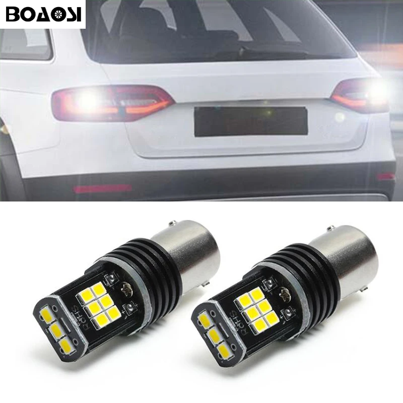 2x1156 BA15S P21W светодиодный лампы 3030 SMD автомобиля Резервное копирование Фары заднего