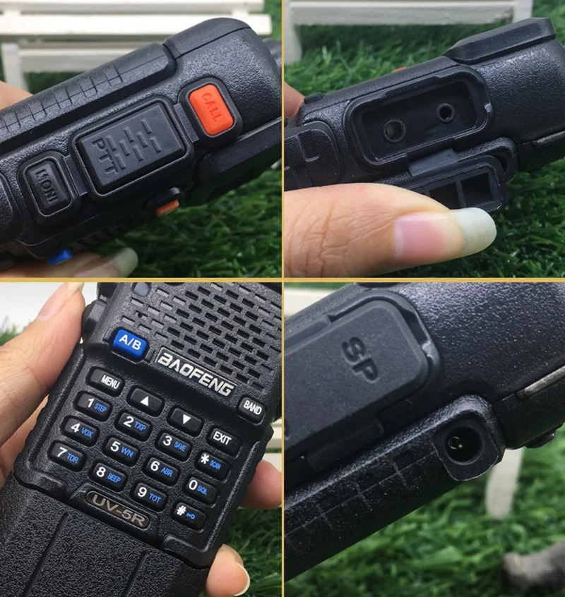 2 шт. двухсторонняя рация Baofeng UV-5R 3800 Аккумулятор для CB Ham радиостанции uv 5r VOX Comunicador портативные радионаборы