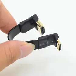 Mini hdmi конвертер Кабель-адаптер 4Kx2K @ 60 Гц 90 градусов углом обзора 270 градусов угол, mini hdmi для hdmi micro Кабо локоть настроить