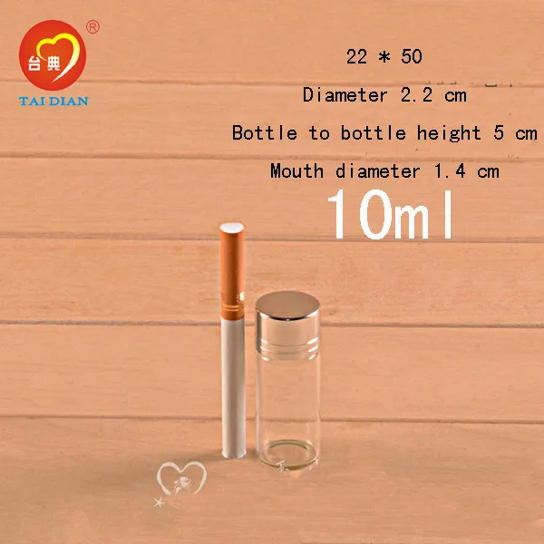Kapasitas 10Ml Botol (22*50Mm) 50 Buah/Lot Diameter Tutup ...