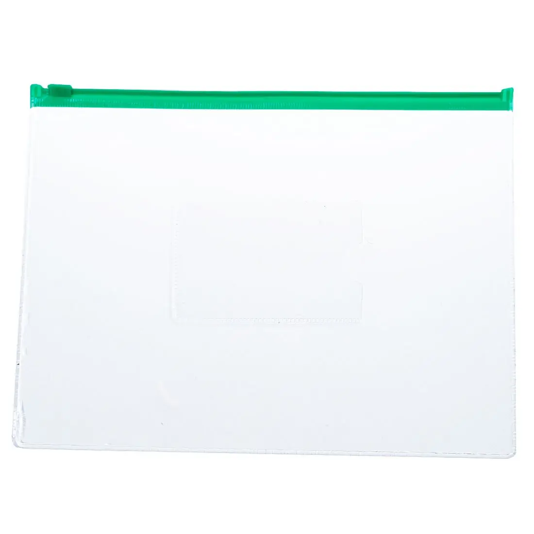 

20 Pcs Green Clear Size A5 Paper Slider Ziplock Closure Folders Files Bags