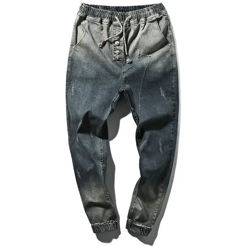 2017 Spring Hot Blue Popular Skinny Jeans Men Casual Slin Fit Ankle length Youths Mens Jogger