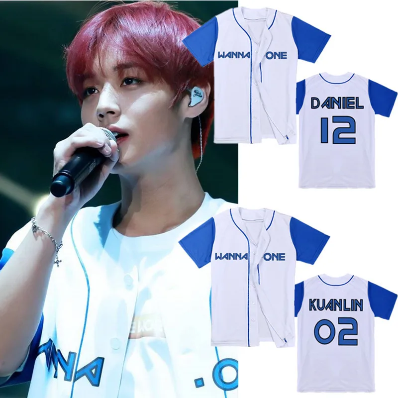 kpop Wanna one concert, same baseball cardigan, T shirt ...