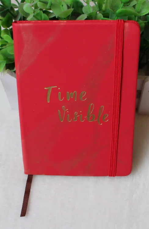 Red Lined Page A6 переплет дневник в линейку дневник повязки внутри на личный дневник Тетрадь Bullet Journal OEM Добро пожаловать - Цвет: Red Lined Page