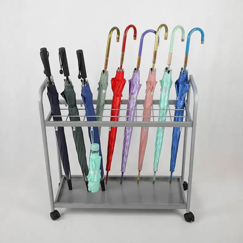 Металлическая стойка для хранения зонтов с 24 отверстиями|umbrella stand|umbrella stand