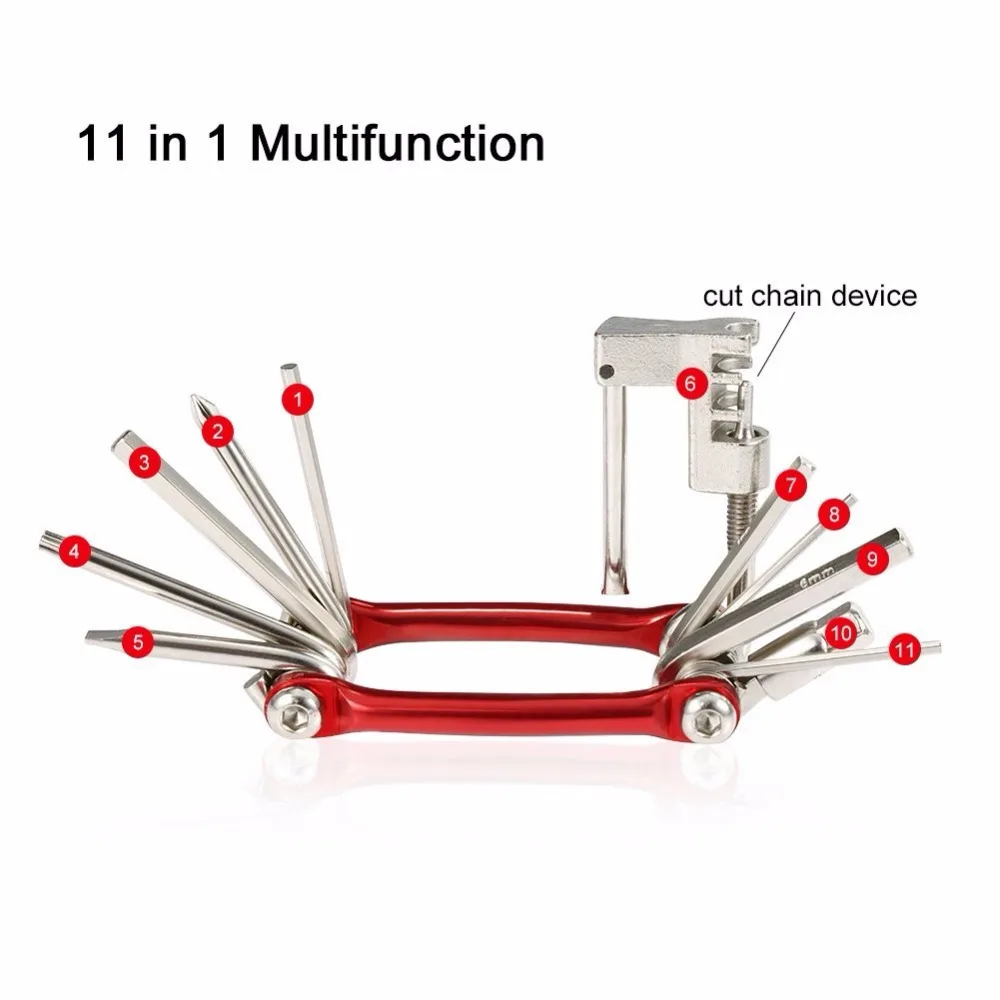Buy 11 in 1 Bicycle Mountain Road Bike Tool Set