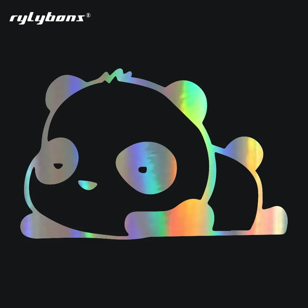 

Rylybons Special Offer Car-styling Stickers Panda Car Stickers Car Decoration Stickers Car Decals and Stickers 15*9.6cm