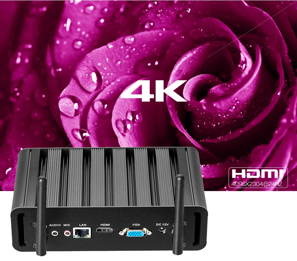 HLY i7 Mini PC Core i7 7500U i7 6500U Mini Computer 4K HD Windows 10 Celeron 2955U Computer PC Desktop HDMI USB Wifi