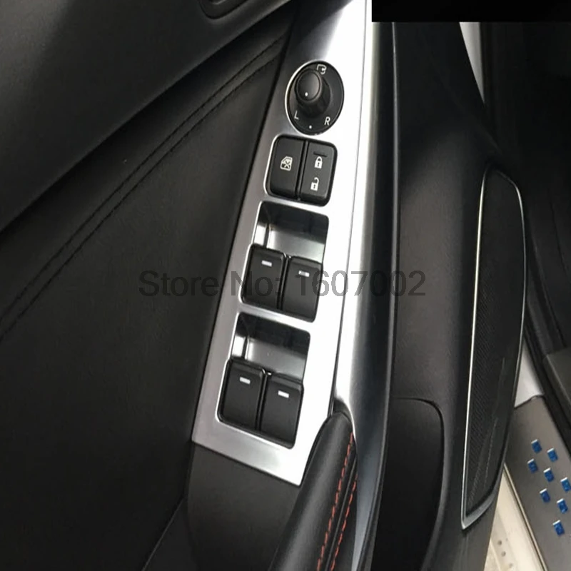Для Mazda 6 Atenza M6 Sedan 2013 2014 2015 хромированный переключатель для внутренней двери окна