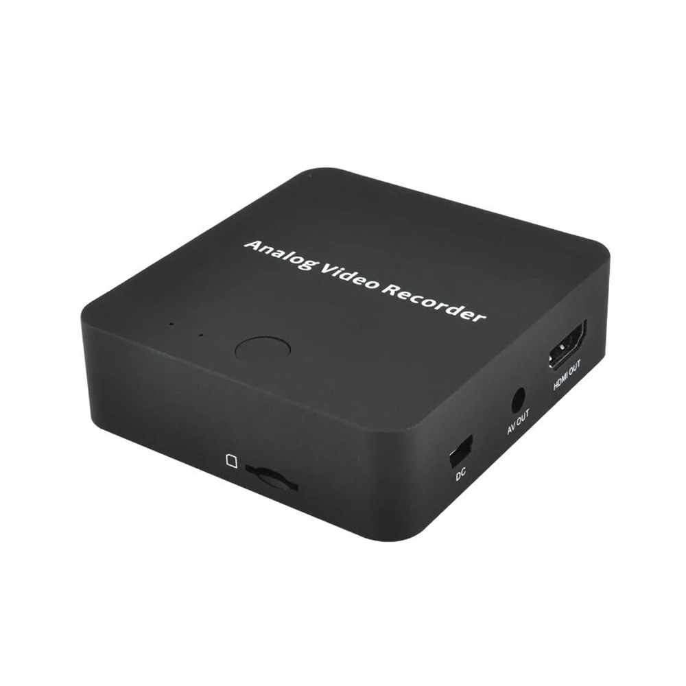 AV Capture Analoge to Digital Video Recorder Converter with Audio Video input AV HDMI Output to Micro SD Card No PC Required