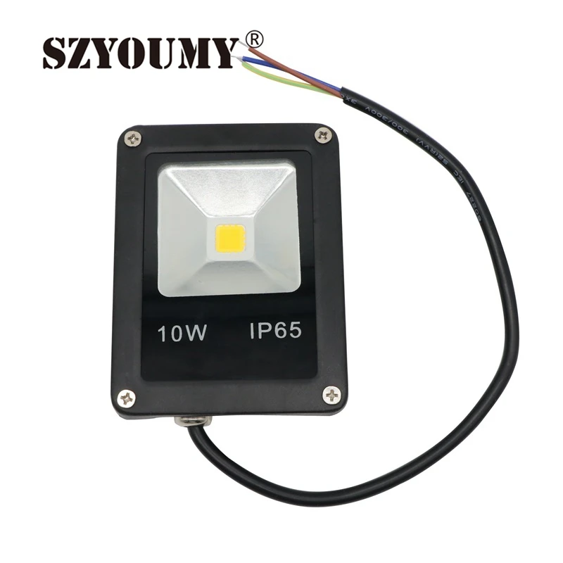 

SZYOUMY Ultra-thin LED Flood Light 10W 20W 30W 50W AC 85V-265V IP65 High Brightness Outdoor Lights Led Landscape Floodlight