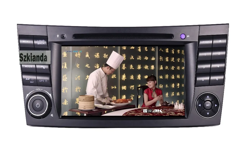 Новейший Android 9,0 ips Сенсорный автомобильный dvd-плеер с экраном для Mercedes Benz E-Class W211 E200 E220 E300 E350 четырехъядерный Wifi радио