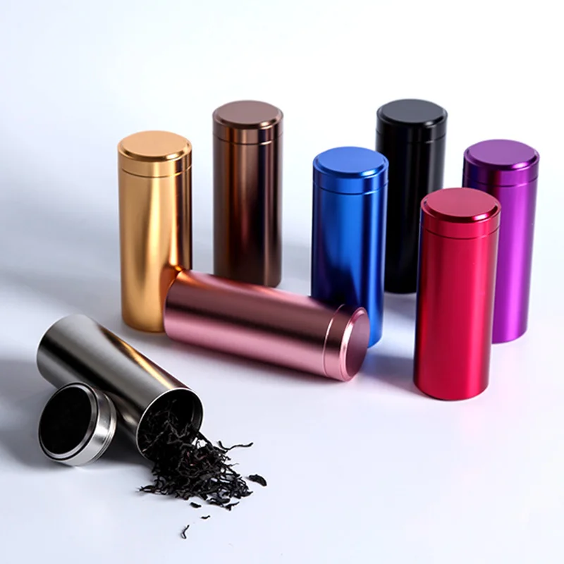 

Metal tea cans Tea box tinplate tea packaging tin mini seal jars for storage vacuum lid /mint tin box/food packing box