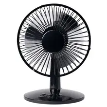 USB вентилятор с вращающейся головой, тихая бытовая техника, офисный настольный вентилятор, 2 скорости, металлический дизайн, тихая работа