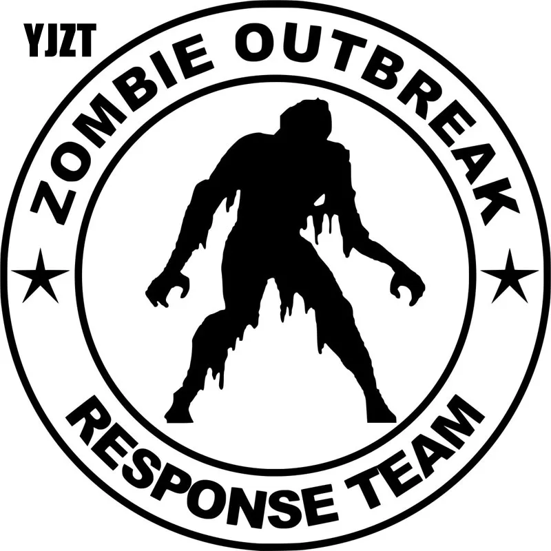 Buy YJZT 15*15CM ZOMBIE OUTBREAK RESPONSE TEAM Funny