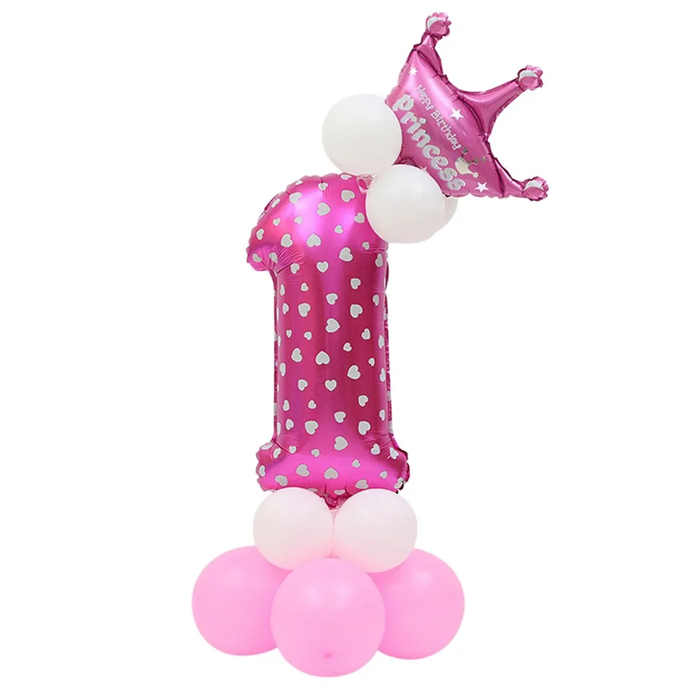 

Brand new Number Balloon Baby Shower Kids Birthday Celebration Foil Wedding Anniversaire Bapteme Mariage Lumineux 19MAR18