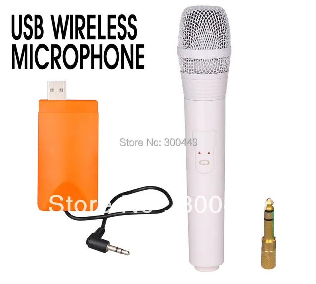 Usb 720 putih mengajar speaker, Penguat suara mikrofon